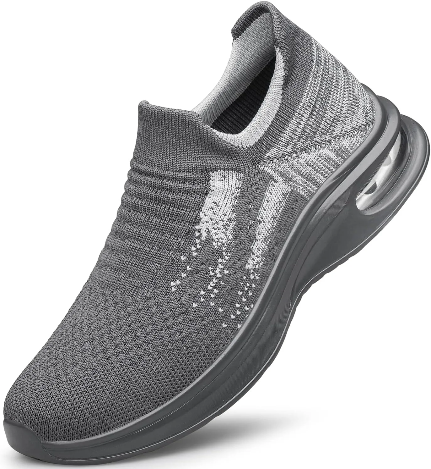 YHOON Mens Walking Shoes Slip on Lightweight Running Shoes Workout Athletic Tennis Shoes Gym Sneakers