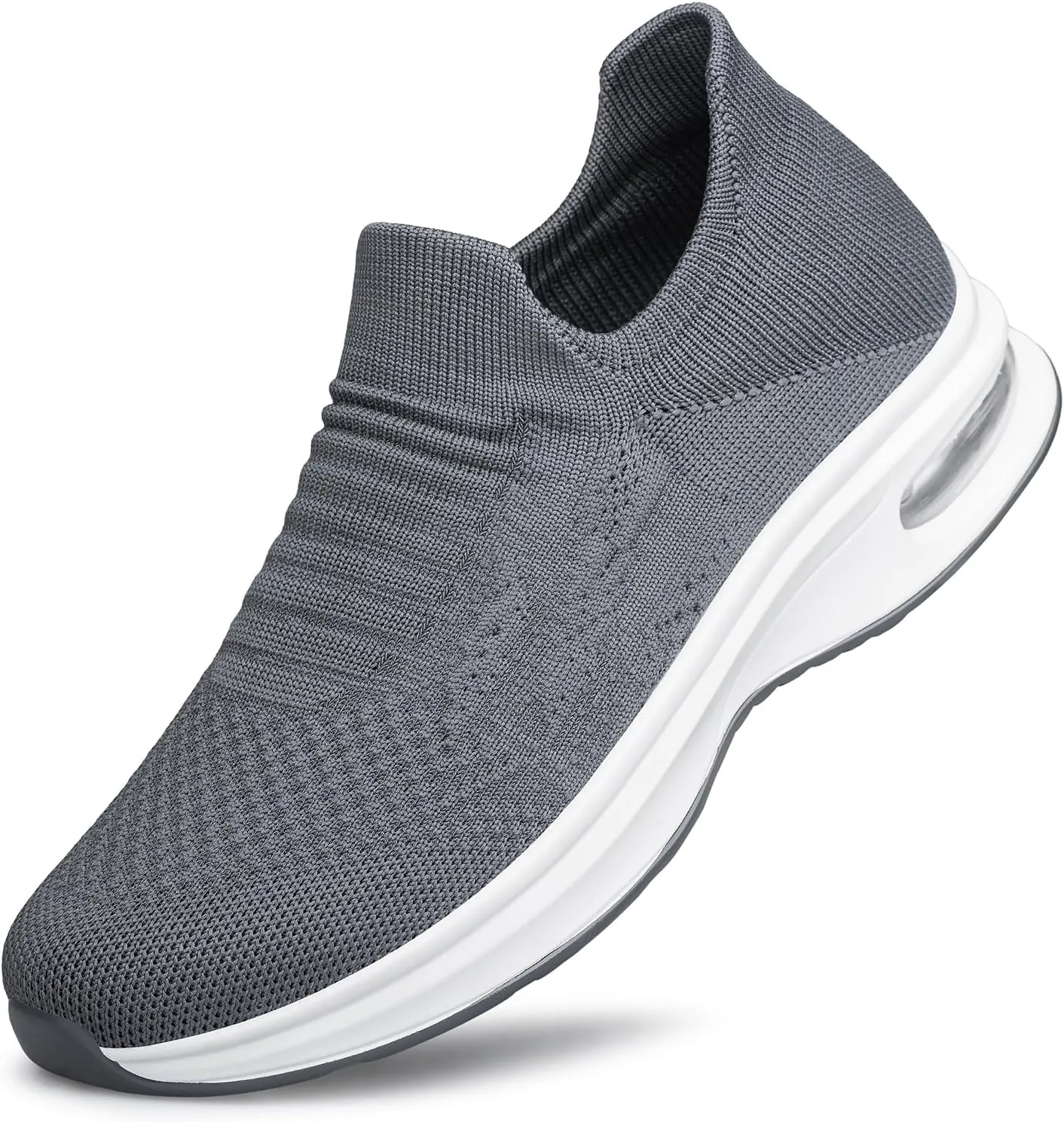YHOON Mens Walking Shoes Slip on Lightweight Running Shoes Workout Athletic Tennis Shoes Gym Sneakers